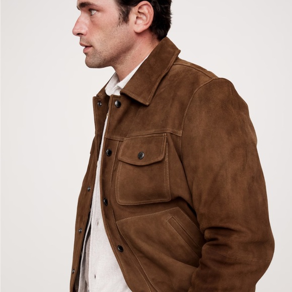 Banana republic leather jacket - Picture 3 of 10